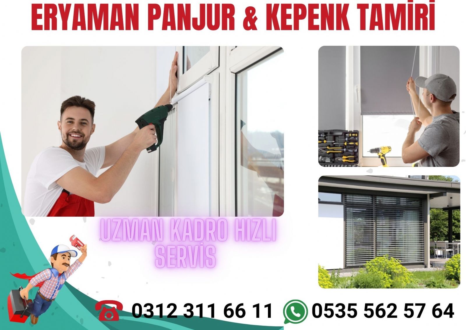 Eryaman panjur ve Kepenk Tamiri